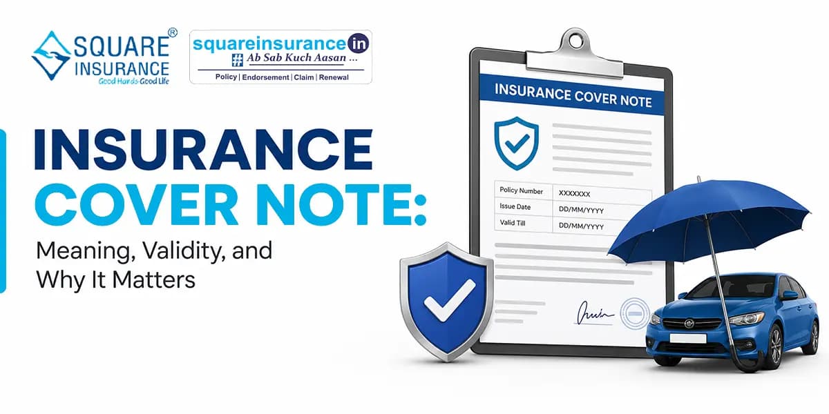Insurance Cover Note: Meaning, Validity, and Why It Matters
