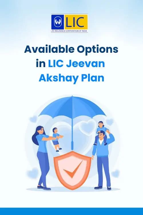 Available Options in LIC Jeevan Akshay Plan Available Options in LIC Jeevan Akshay Plan