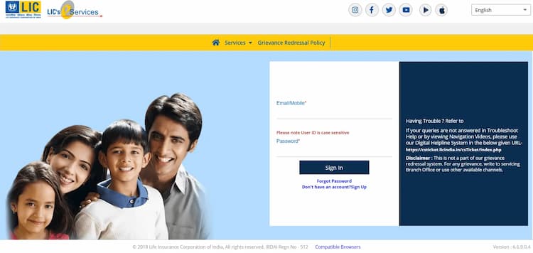 Now, enter your email/mobile number and password and click on sign in button. Now you are successfully logged in your LIC account. Now, enter your email/mobile number and password and click on sign in button. Now you are successfully logged in your LIC account.