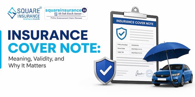 Insurance Cover Note: Meaning, Validity, and Why It Matters Insurance Cover Note: Meaning, Validity, and Why It Matters