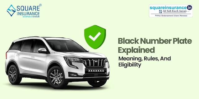 Black Number Plate Explained: Meaning, Rules, and Eligibility Black Number Plate Explained: Meaning, Rules, and Eligibility