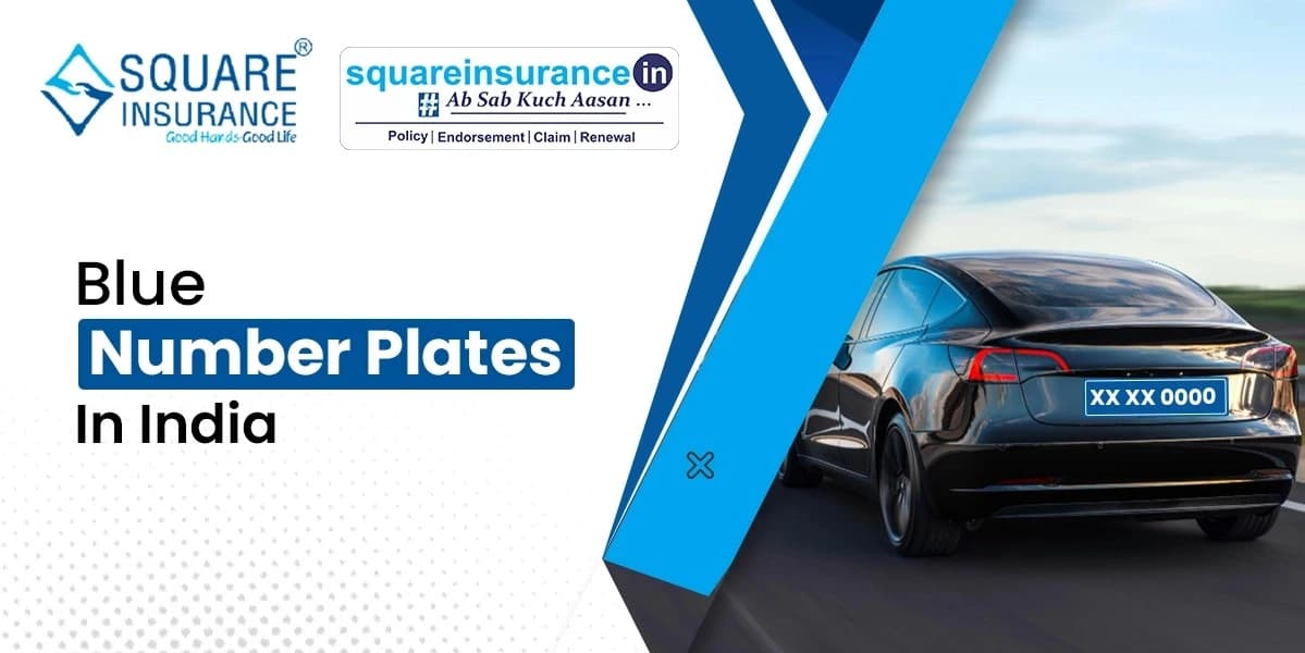 Blue Number Plates in India Blue Number Plates in India