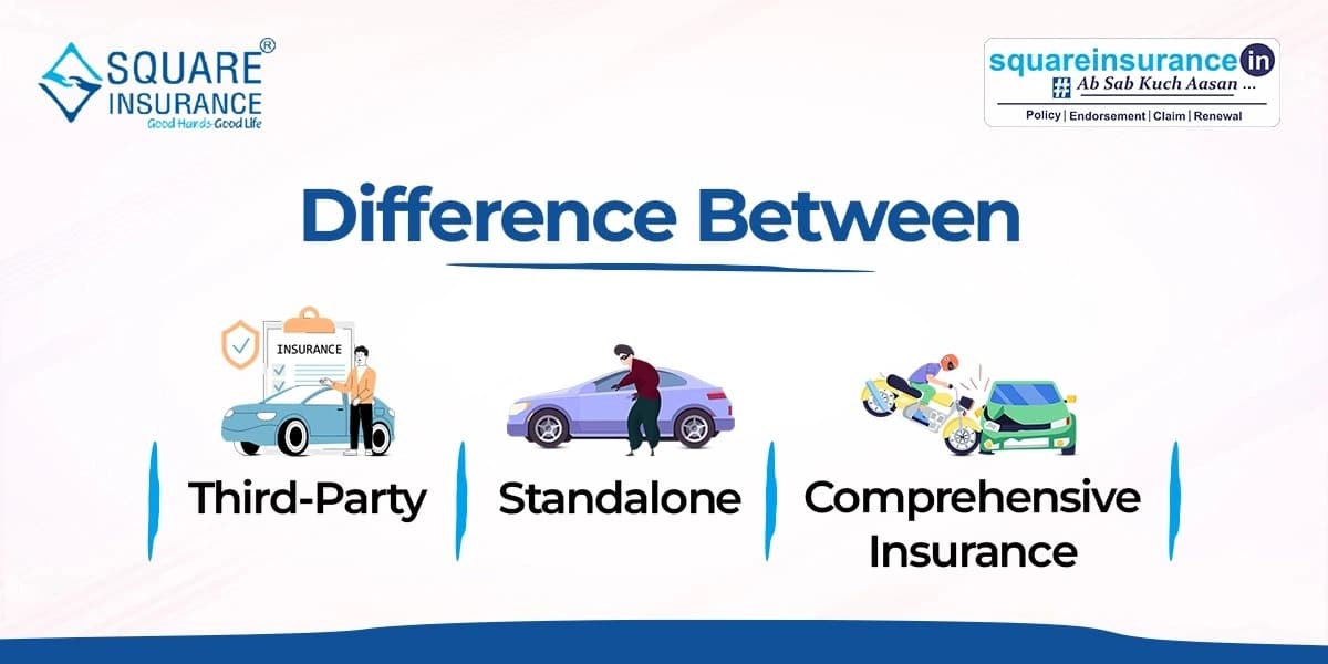 Difference Between Third-Party, Standalone, and Comprehensive Car Insurance Difference Between Third-Party, Standalone, and Comprehensive Car Insurance