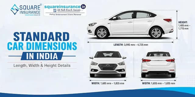 Standard Car Dimensions in India: Length, Width & Height Details Standard Car Dimensions in India: Length, Width & Height Details