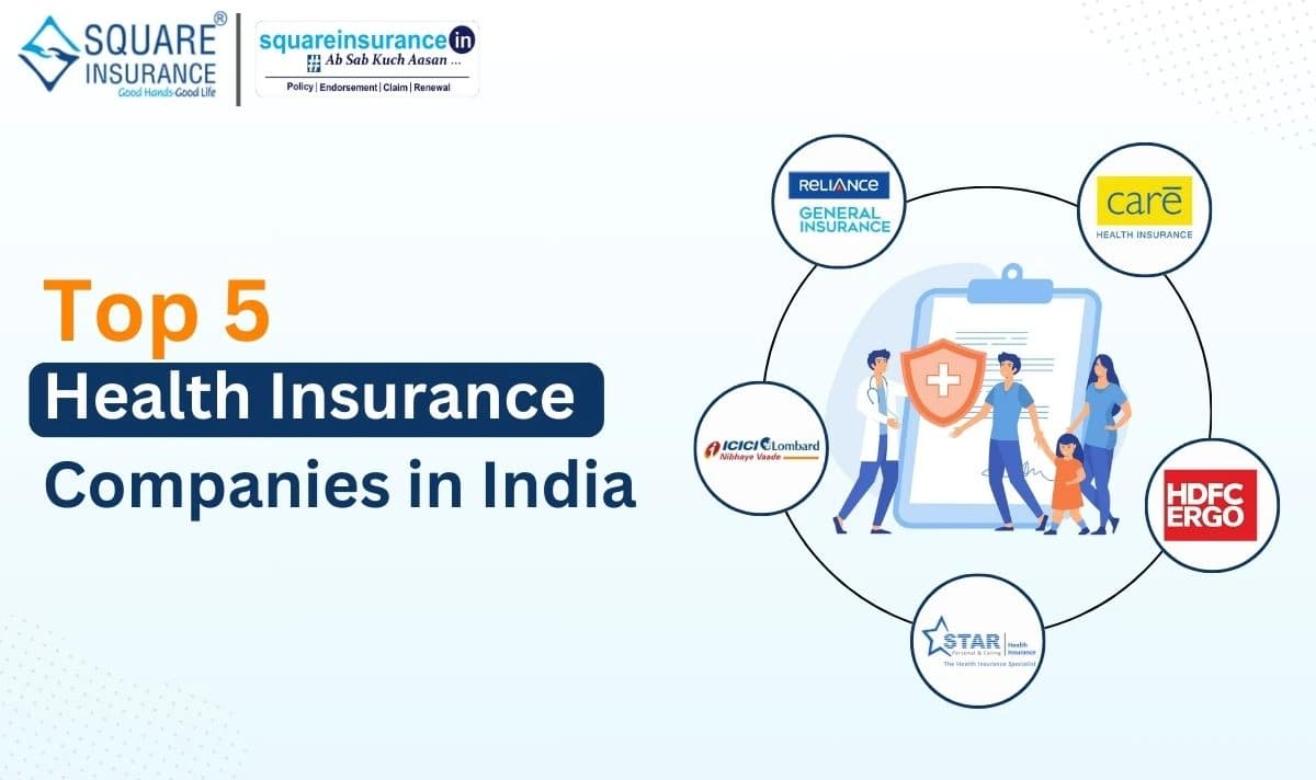 Top 5 Health Insurance Companies in India - 2025 Top 5 Health Insurance Companies in India - 2025