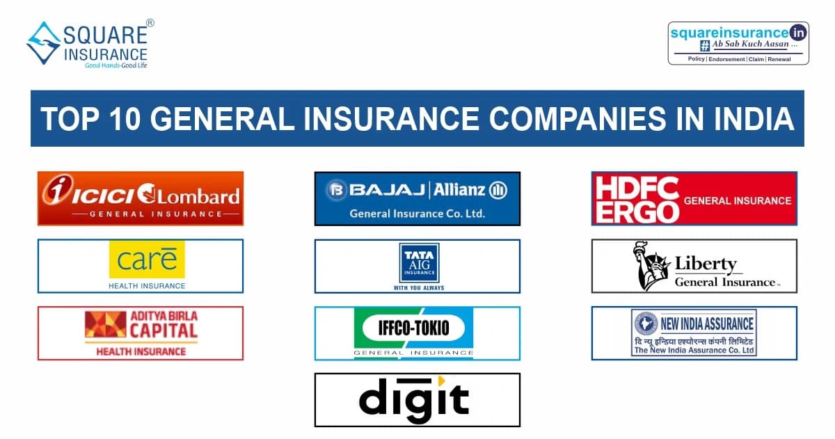 Top 10 General Insurance Companies in India Top 10 General Insurance Companies in India