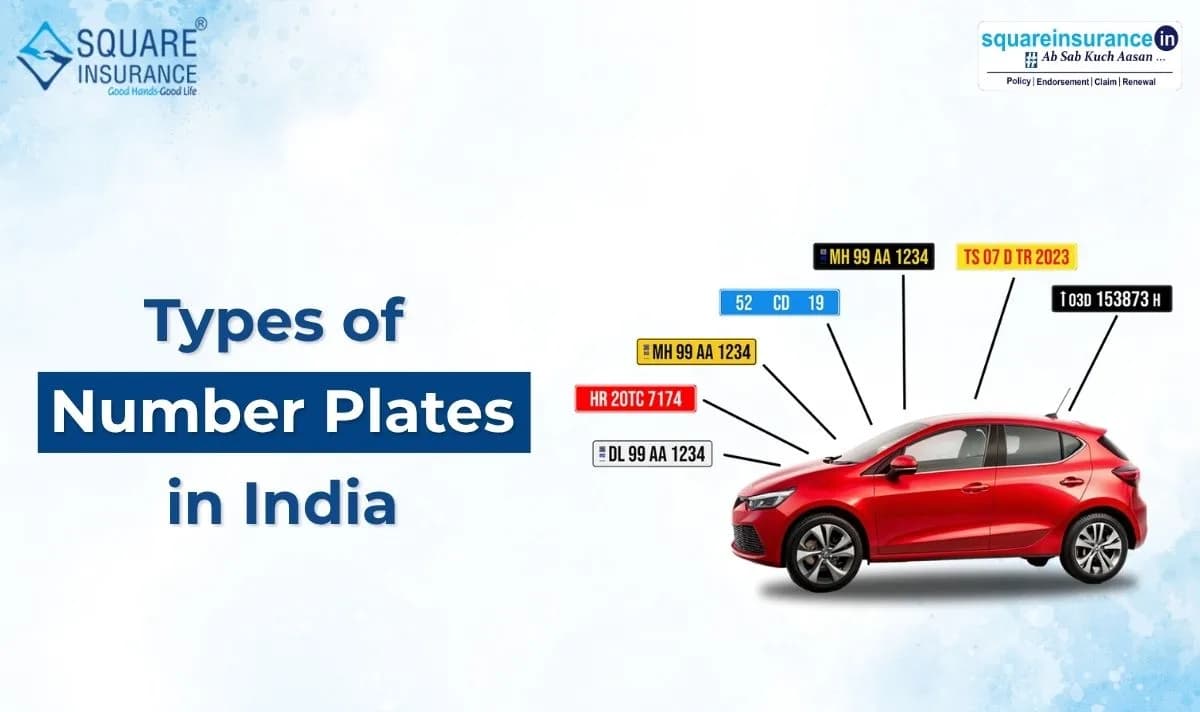 Types of Number Plates in India - 2025 Types of Number Plates in India - 2025