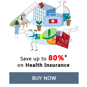 save up to 80%* on health insurance
